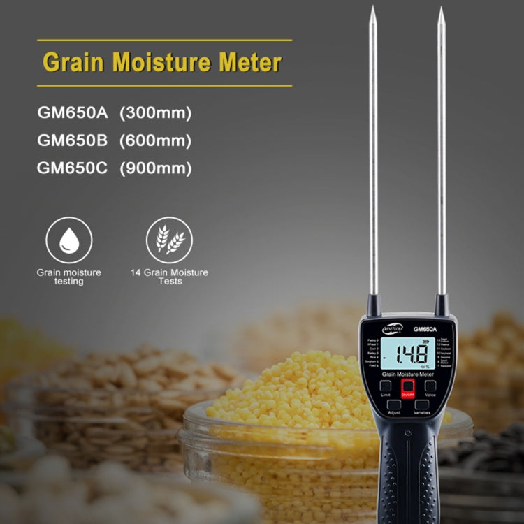 BENETECH GM650A Grain Moisture Meter, Battery Not Included - PH & Moisture Meter by PMC TechLife | Online Shopping South Africa | PMC TechLife | Buy Now Pay Later Mobicred