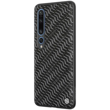 For Xiaomi Mi 10 Pro NILLKIN Glorious Series TPU + PC 3D Geometric Texture Reflective Mobile Phone Protective Case(Silver Light) - Xiaomi Cases by NILLKIN | Online Shopping South Africa | PMC Jewellery