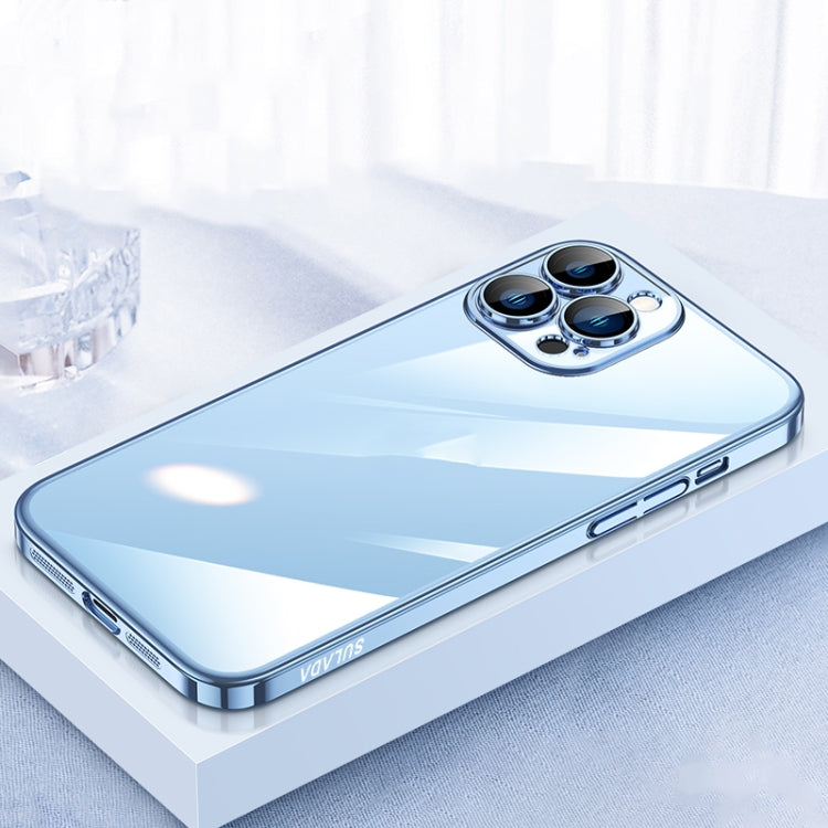 For iPhone 13 Pro Max SULADA JINGJIA Series Lens Protector PC Phone Case (Blue) - free shipping - PMC TechLife - Order now!
