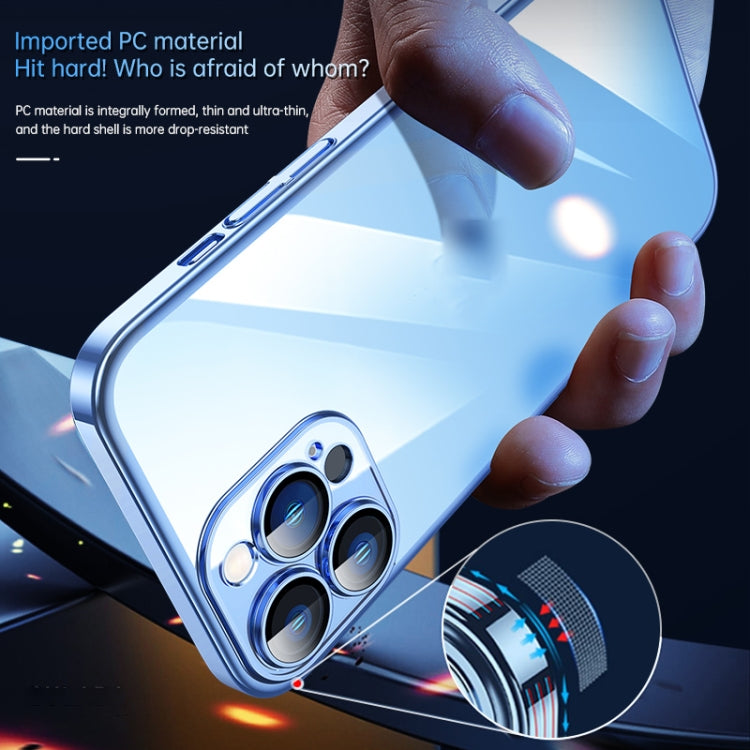 For iPhone 12 Pro Max SULADA JINGJIA Series Lens Protector PC Phone Case(Blue) - free shipping - PMC TechLife - Order now!