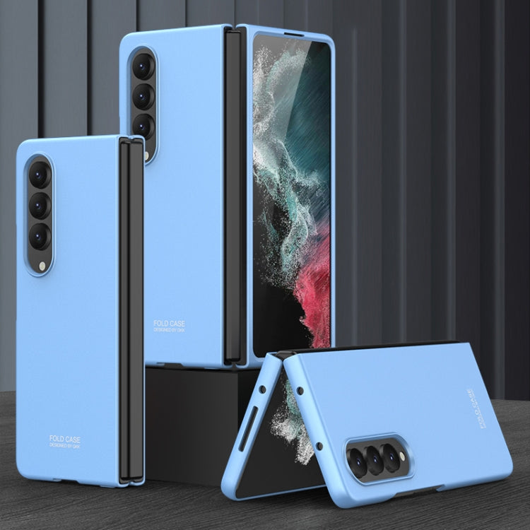 For Samsung Galaxy Z Fold4 GKK Ultra-thin All-inclusive Shockproof Phone Case(Blue) - Galaxy Z Fold4 5G Cases by GKK | Online Shopping South Africa | PMC TechLife