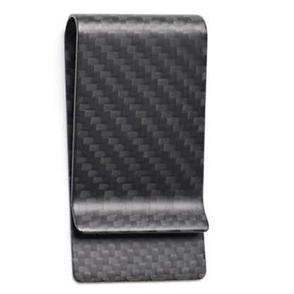 Car Carbon Fiber Card Holder Wallet Credit Card Clip(Matte) - Sunglasses & Glasses Clips by PMC Jewellery | Online Shopping South Africa | PMC Jewellery