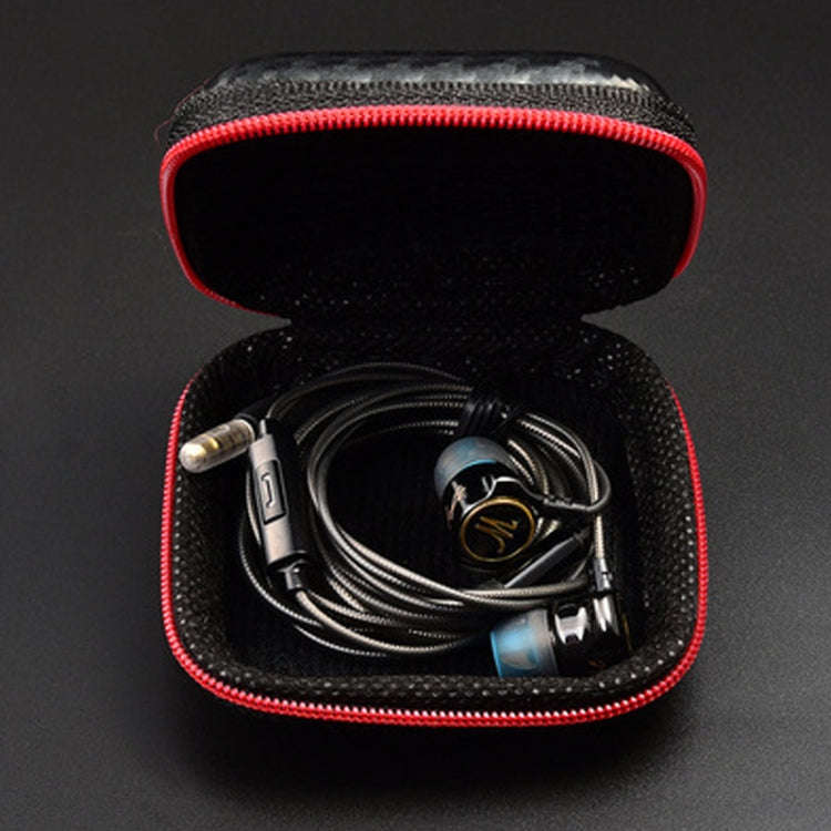 QKZ S102 Multi-function Headphone Data Cable Storage Bag(Black) - Other Earphone Case by QKZ | Online Shopping South Africa | PMC TechLife | Buy Now Pay Later Mobicred