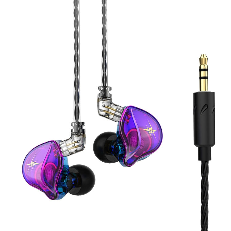 QKZ ZXT Sports In-ear Wired Control Plug HIFI Stereo Stage Monitor Earphone, Style:Standard Version(Colorful) - In Ear Wired Earphone by QKZ | Online Shopping South Africa | PMC Jewellery