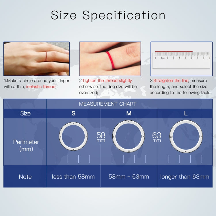 JAKCOM R5 Smart Ring Multifunction Smart Wear Ring, Size:M - free shipping - PMC TechLife - Order now!