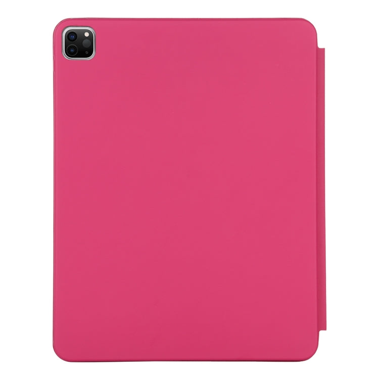 For iPad Pro 11 2022 / 2021 / 2020 3-fold Horizontal Flip Smart Leather Tablet Case with Sleep / Wake-up Function & Holder(Rose Red) - iPad Pro 11 (2022/2021) Cases by PMC TechLife | Online Shopping South Africa | PMC TechLife