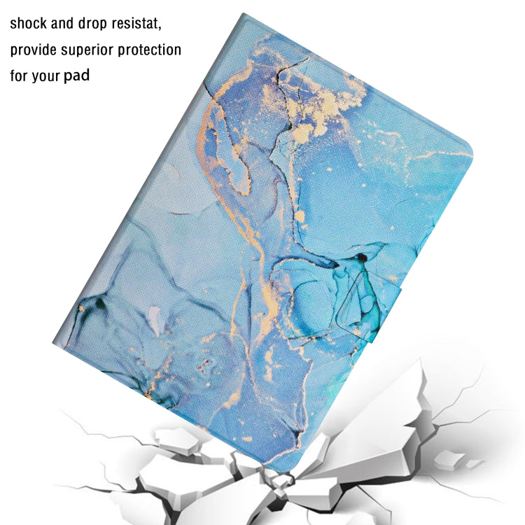 For Amazon Kindle Paperwhite 4 / 3 / 2 / 1 Marble Pattern Smart Leather Tablet Case(Blue) - Amazon by PMC TechLife | Online Shopping South Africa | PMC TechLife | Buy Now Pay Later Mobicred