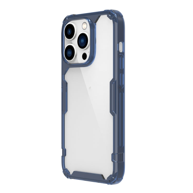For iPhone 14 Pro NILLKIN Ultra Clear PC + TPU Phone Case(Blue) - iPhone 14 Pro Cases by NILLKIN | Online Shopping South Africa | PMC Jewellery