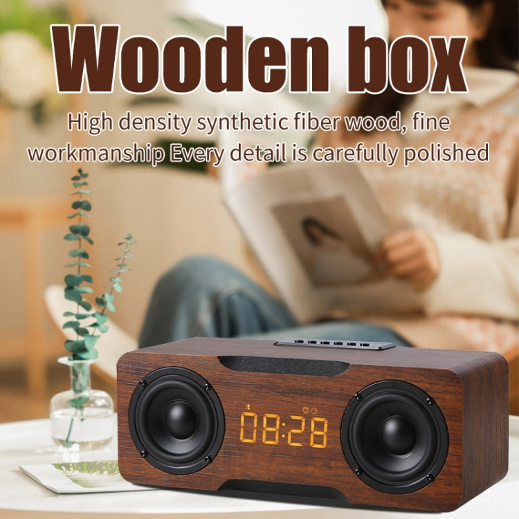 M8C Multifunctional Alarm Clock Bluetooth Speaker(Yellow) - Desktop Speaker by PMC TechLife | Online Shopping South Africa | PMC TechLife