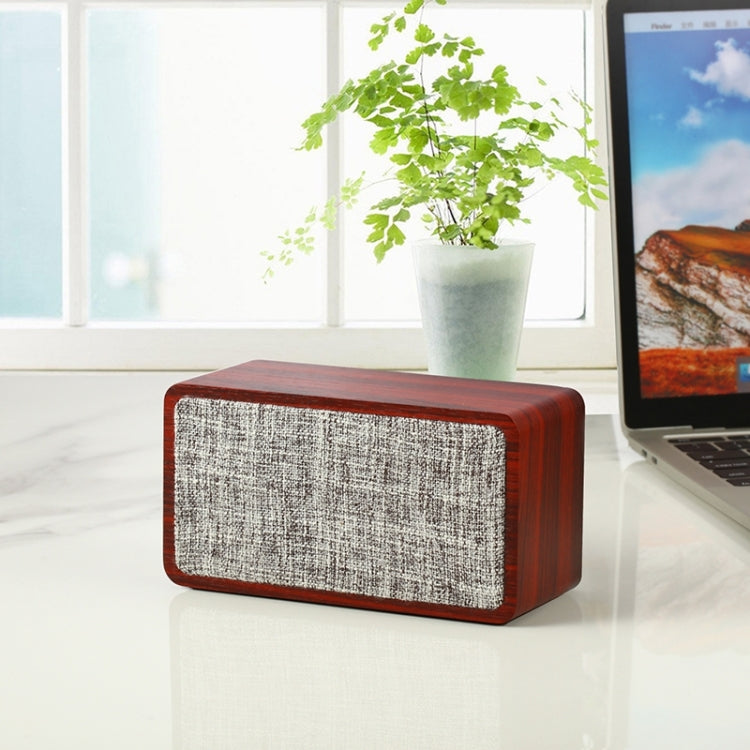 Q2 Subwoofer Wooden Wireless Bluetooth Speaker(Walnut) - Desktop Speaker by PMC TechLife | Online Shopping South Africa | PMC TechLife