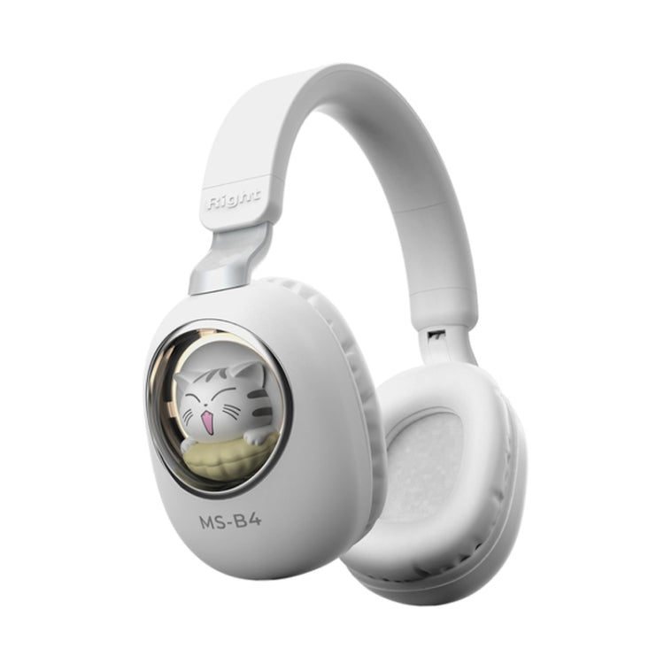 B4 RGB Cartoon Stereo Headset Wireless Bluetooth Headphones(Cat) - Headset & Headphone by PMC TechLife | Online Shopping South Africa | PMC TechLife