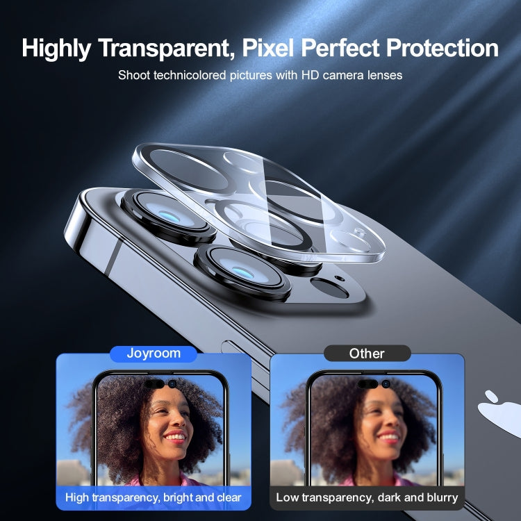 For iPhone 14 Pro / 14 Pro Max JOYROOM Diamond Mirror Series Lens Protection Film Gem Edition - iPhone 14 Pro Max Tempered Glass by JOYROOM | Online Shopping South Africa | PMC Jewellery