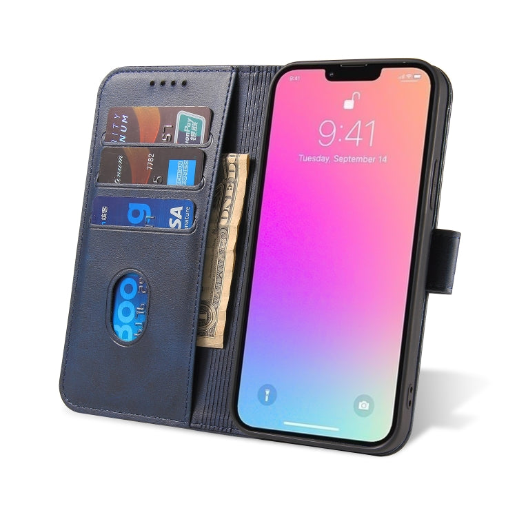 For iPhone 14 Pro Max Calf Texture Buckle Flip Leather Phone Case (Blue) - iPhone 14 Pro Max Cases by PMC TechLife | Online Shopping South Africa | PMC TechLife | Buy Now Pay Later Mobicred