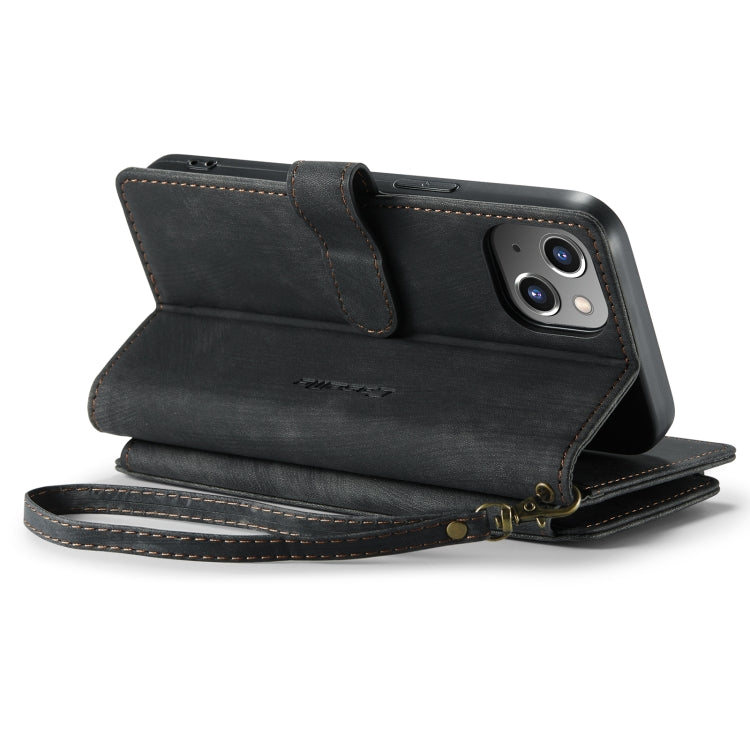 For iPhone 14 Plus CaseMe C30 Multifunctional Phone Leather Case (Black) - iPhone 14 Plus Cases by CaseMe | Online Shopping South Africa | PMC TechLife | Buy Now Pay Later Mobicred