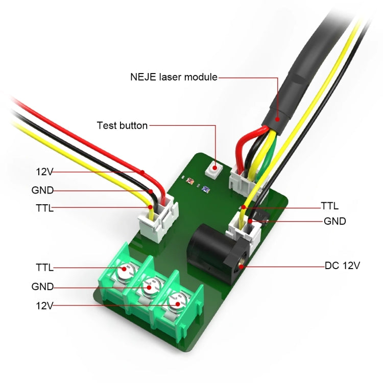 NEJE A40640 15W 450nm Laser Engraver Module Kits - DIY Engraving Machines by NEJE | Online Shopping South Africa | PMC Jewellery | Buy Now Pay Later Mobicred