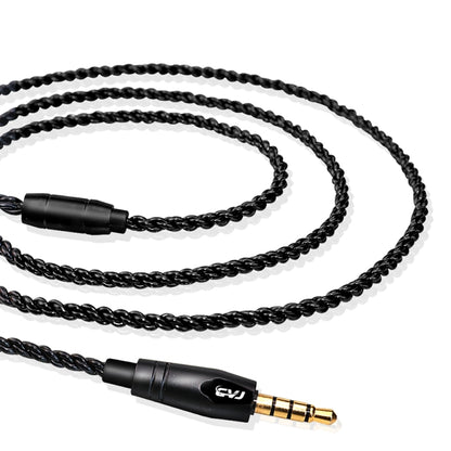 CVJ-V1 1.25m Oxygen-free Copper Silver Plated Upgrade Cable For MMCX Earphones, With Mic - Cable & Splitter by CVJ | Online Shopping South Africa | PMC Jewellery | Buy Now Pay Later Mobicred