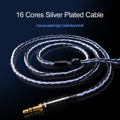 CVJ V3 1.2m 16 Cores Silver-plated 3.5mm Earphone Cable, Style:MMCX(Silver) - Cable & Splitter by CVJ | Online Shopping South Africa | PMC Jewellery