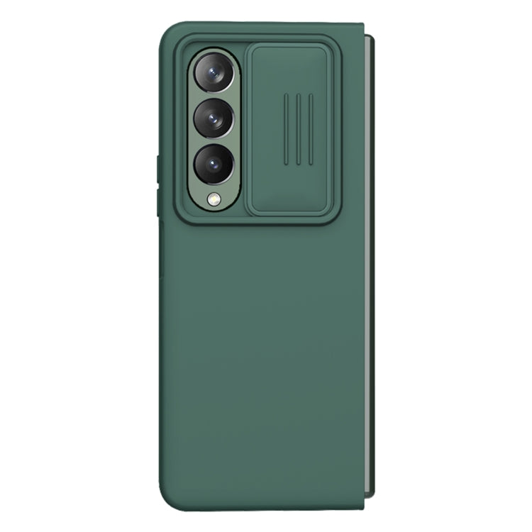 For Samsung Galaxy Z Fold4 5G NILLKIN CamShield Liquid Silicone + PC Full Coverage Case(Green) - Galaxy Z Fold4 5G Cases by NILLKIN | Online Shopping South Africa | PMC Jewellery | Buy Now Pay Later Mobicred