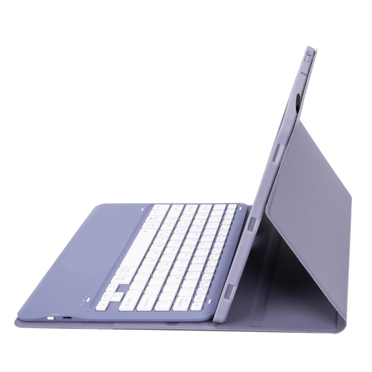 A0N4 Detachable Sheep Pattern TPU Bluetooth Keyboard Tablet Leather Case For Xiaomi Pad 5 Pro 12.4(Purple) - Mi Pad 5 Pro 12.4 Case by PMC TechLife | Online Shopping South Africa | PMC TechLife