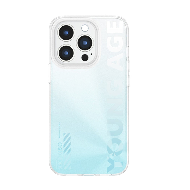 For iPhone 14 Pro Max WEKOME Gorillas Gradient Colored Phone Case (Blue) - iPhone 14 Pro Max Cases by WK | Online Shopping South Africa | PMC Jewellery