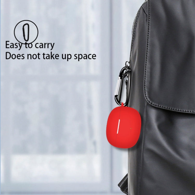 For Honor WINGcloud Earbuds X3i Silicone Protective Case with Hook(White) - Huawei Earphone Case by PMC TechLife | Online Shopping South Africa | PMC TechLife