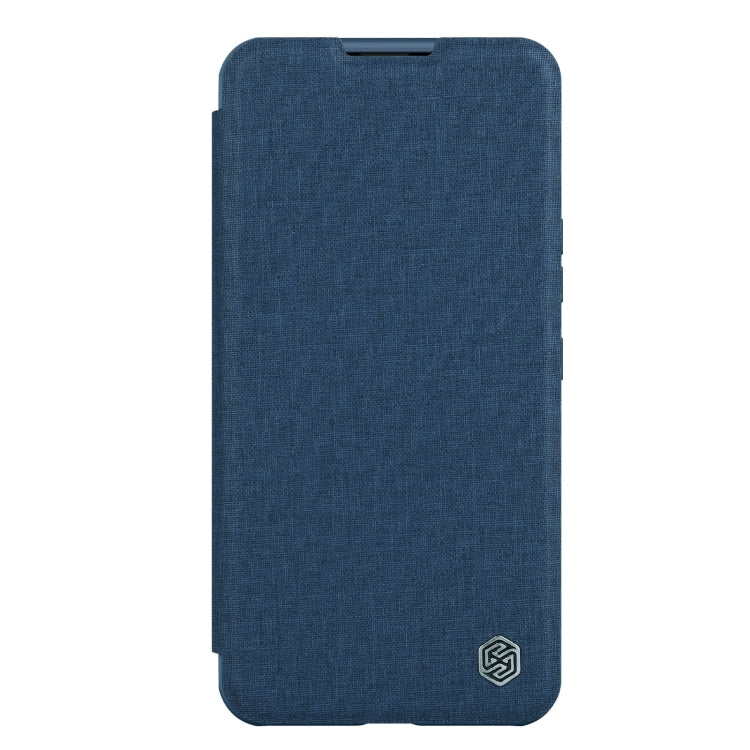 For iPhone 14 NILLKIN QIN Series Pro Leather Phone Case(Blue) - iPhone 14 Cases by NILLKIN | Online Shopping South Africa | PMC Jewellery