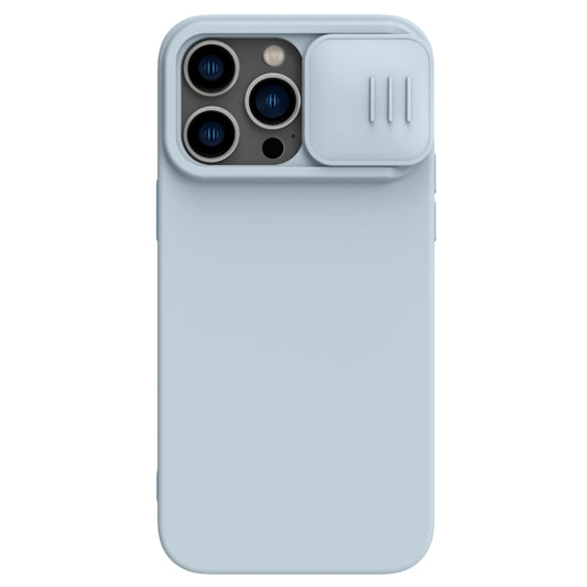 For iPhone 14 Pro Max NILLKIN CamShield Liquid Silicone Phone Case (Grey) - iPhone 14 Pro Max Cases by NILLKIN | Online Shopping South Africa | PMC Jewellery