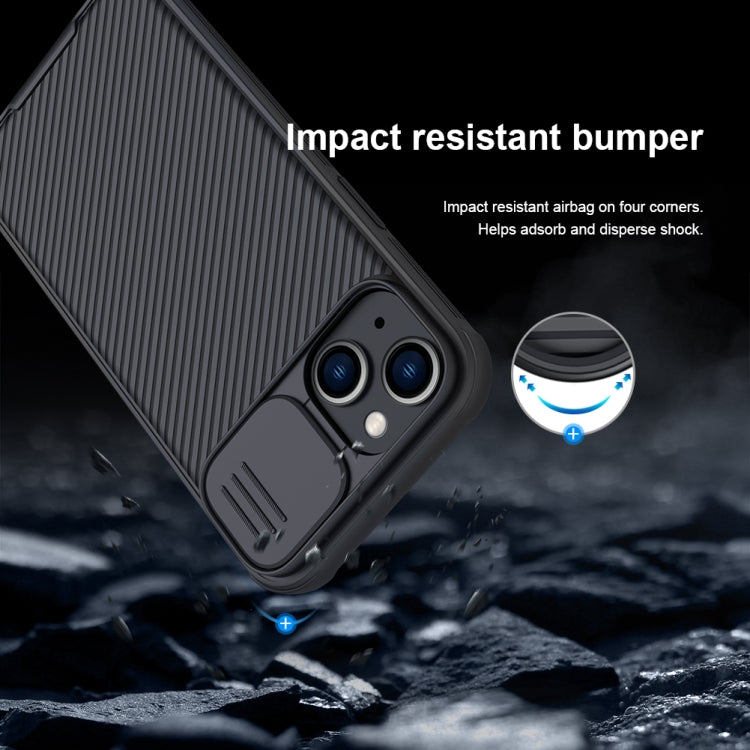 For iPhone 14 NILLKIN CamShield Pro Magnetic Magsafe Case(Black) - iPhone 14 Cases by NILLKIN | Online Shopping South Africa | PMC TechLife