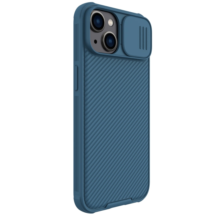 For iPhone 14 NILLKIN CamShield Pro Protective Phone Case(Blue) - iPhone 14 Cases by NILLKIN | Online Shopping South Africa | PMC Jewellery