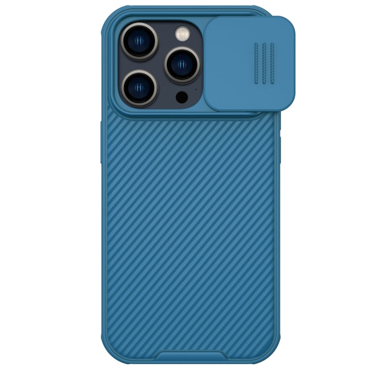 For iPhone 14 Pro Max NILLKIN CamShield Pro Protective Phone Case(Blue) - free shipping - PMC TechLife - Order now!