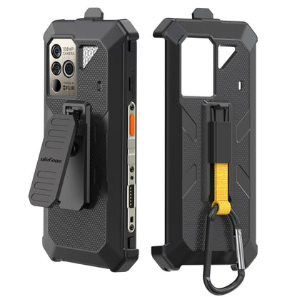 For Ulefone Power Armor 18 Ultra / 18T / 18T Ultra Ulefone Back Clip Phone Case with Carabiner (Black) - Ulefone Cases by Ulefone | Online Shopping South Africa | PMC Jewellery | Buy Now Pay Later Mobicred