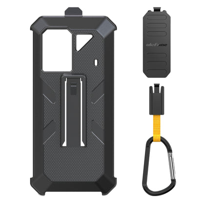 For Ulefone Power Armor 18T Ulefone Back Clip Phone Case with Carabiner (Black) - Ulefone Cases by Ulefone | Online Shopping South Africa | PMC Jewellery