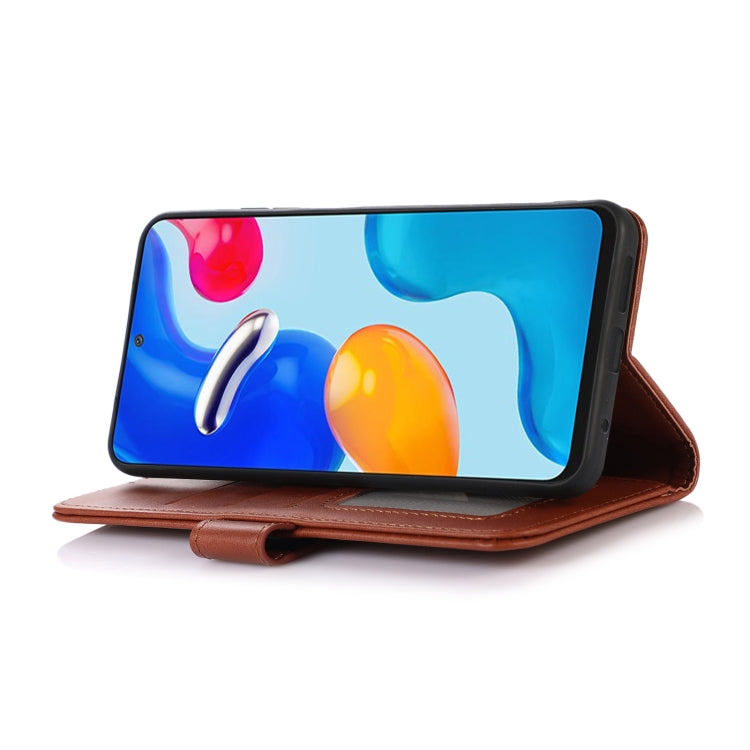 For Xiaomi Poco M5 4G/Poco M4 5G/M5 5G Cow Texture Leather Phone Case(Brown) - free shipping - PMC TechLife - Order now!