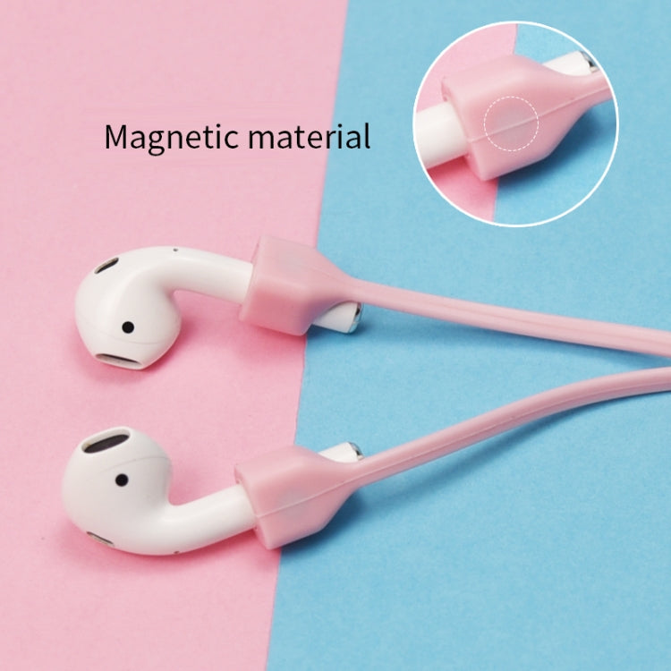 For AirPods Pro 2 Bluetooth Headset Anti-lost Rope Magnetic Silicone Lanyard(Blue) - Anti-lost & Holder by PMC TechLife | Online Shopping South Africa | PMC TechLife