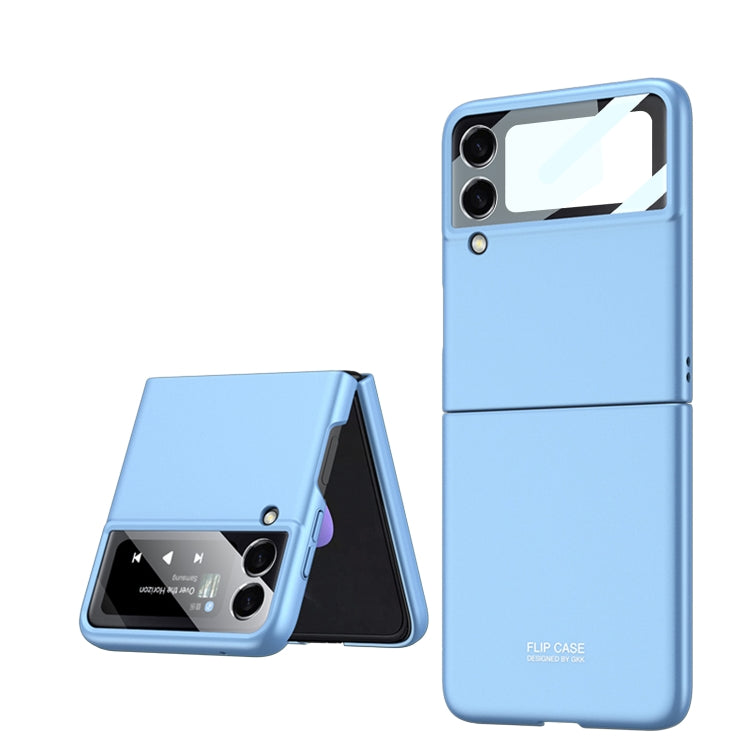 For Samsung Galaxy Z Flip4 GKK Integrated Ultra-thin Full Coverage Phone Case(Blue) - Galaxy Z Flip4 5G Cases by GKK | Online Shopping South Africa | PMC Jewellery