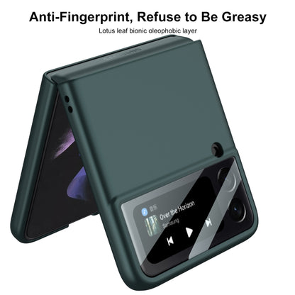 For Samsung Galaxy Z Flip4 GKK Integrated Ultra-thin Full Coverage Phone Case(Dark Green) - Galaxy Z Flip4 5G Cases by GKK | Online Shopping South Africa | PMC Jewellery