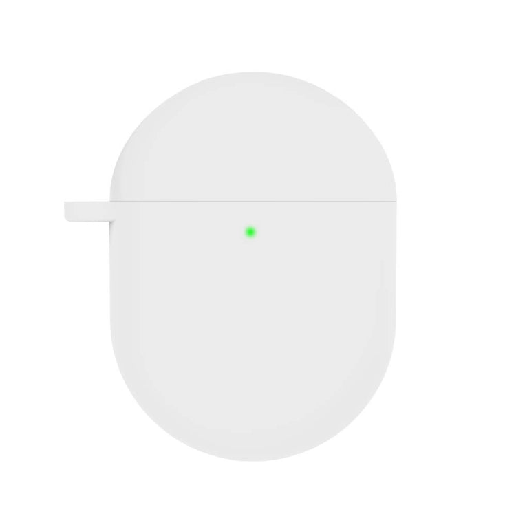 For Redmi Buds4 Silicone Earphone Protective Case with D Carabiner(White) - Xiaomi Earphone Case by PMC TechLife | Online Shopping South Africa | PMC TechLife