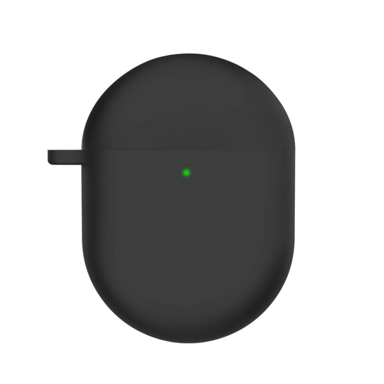 For Redmi Buds4 Silicone Earphone Protective Case with D Carabiner(Black) - Xiaomi Earphone Case by PMC TechLife | Online Shopping South Africa | PMC TechLife