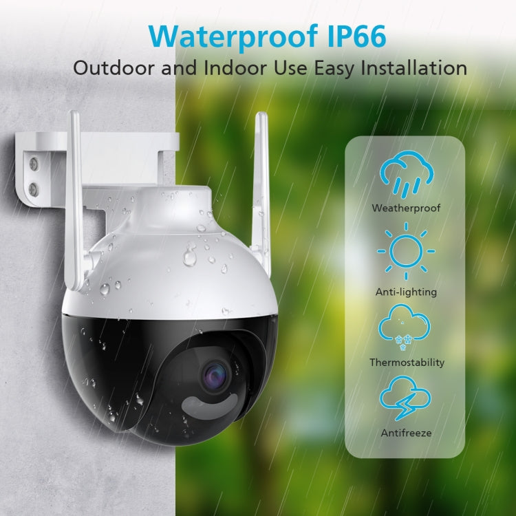 A18 4MP HD Wireless WiFi Smart Surveillance Camera, Specification:EU Plug - free shipping - PMC TechLife - Order now!