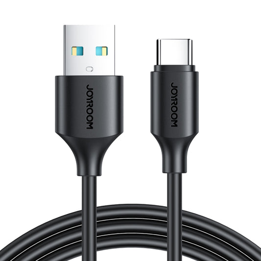 JOYROOM S-UC027A9 3A USB to USB-C/Type-C Fast Charging Data Cable, Length:0.25m(Black) - USB-C & Type-C Cable by JOYROOM | Online Shopping South Africa | PMC Jewellery