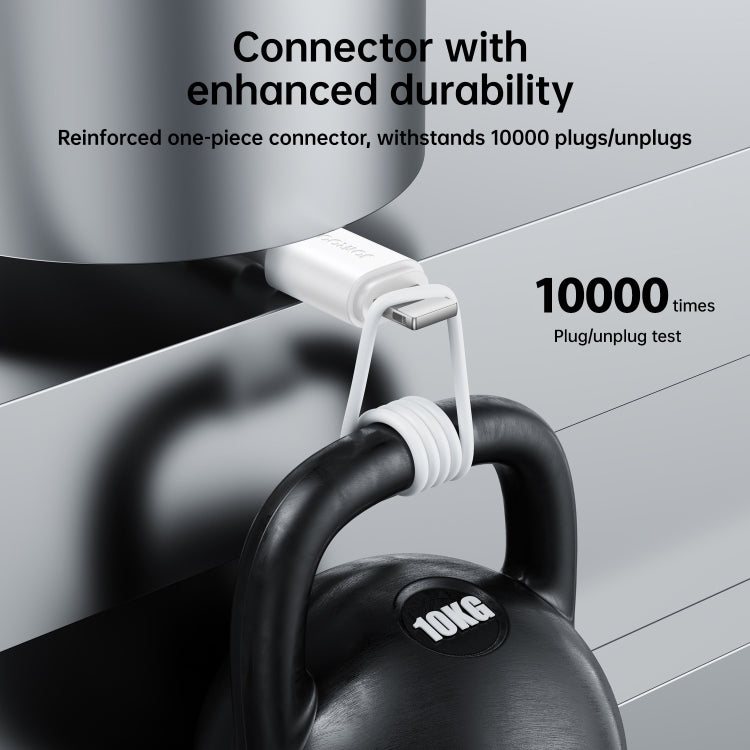 JOYROOM S-UL012A9 2.4A USB to 8 Pin Fast Charging Data Cable, Length:1m(Black) - Normal Style Cable by JOYROOM | Online Shopping South Africa | PMC TechLife
