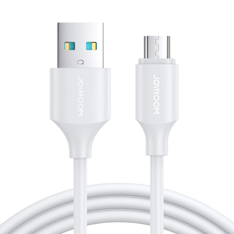 JOYROOM S-UM018A9 2.4A USB to Micro USB Fast Charging Data Cable, Length:1m(White) - Micro USB Cable by JOYROOM | Online Shopping South Africa | PMC TechLife | Buy Now Pay Later Mobicred