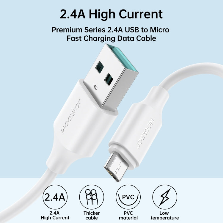 JOYROOM S-UM018A9 2.4A USB to Micro USB Fast Charging Data Cable, Length:0.25m(Black) - Micro USB Cable by JOYROOM | Online Shopping South Africa | PMC Jewellery