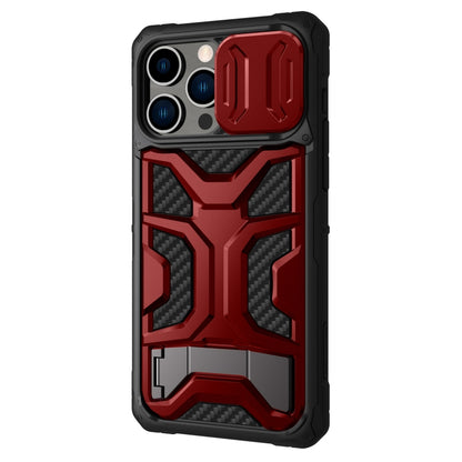 For iPhone 14 Pro Max NILLKIN Sliding Camera Cover Design TPU + PC Phone Case(Red) - iPhone 14 Pro Max Cases by NILLKIN | Online Shopping South Africa | PMC Jewellery | Buy Now Pay Later Mobicred