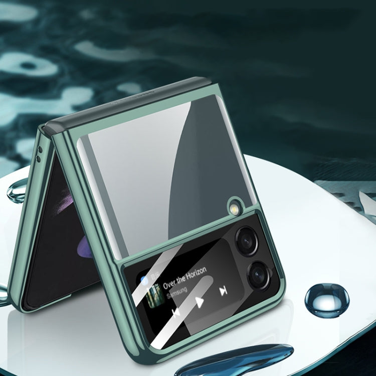 For Samsung Galaxy Z Flip4 GKK Integrated Electroplating All-inclusive Phone Case(Black) - Galaxy Z Flip4 5G Cases by GKK | Online Shopping South Africa | PMC TechLife | Buy Now Pay Later Mobicred