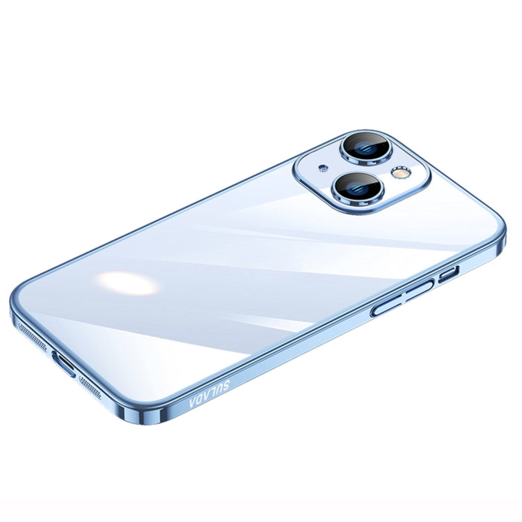 For iPhone 14 SULADA Hard PC Shockproof Phone Case(Sierra Blue) - iPhone 14 Cases by SULADA | Online Shopping South Africa | PMC TechLife | Buy Now Pay Later Mobicred