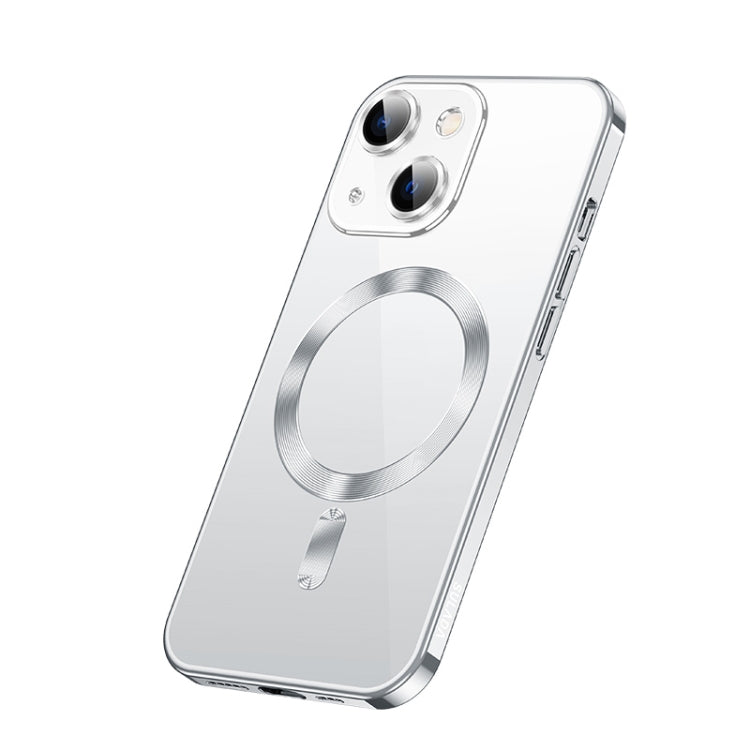 For iPhone 14 Plus SULADA Plating TPU Shockproof Phone Soft Case(Silver) - iPhone 14 Plus Cases by SULADA | Online Shopping South Africa | PMC TechLife | Buy Now Pay Later Mobicred