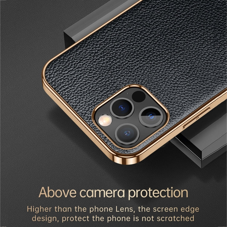 For iPhone 14 Pro Max SULADA Shockproof TPU + Handmade Leather Phone Case(Red) - iPhone 14 Pro Max Cases by SULADA | Online Shopping South Africa | PMC TechLife | Buy Now Pay Later Mobicred