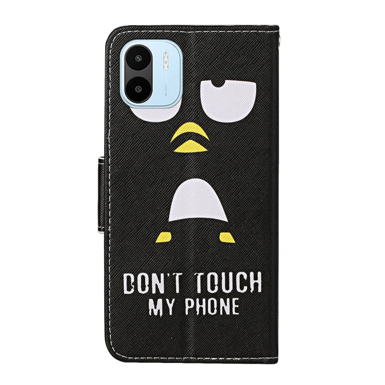 For Xiaomi Redmi A1 Colored Drawing Pattern Leather Phone Case(Penguin) - free shipping - PMC TechLife - Order now!