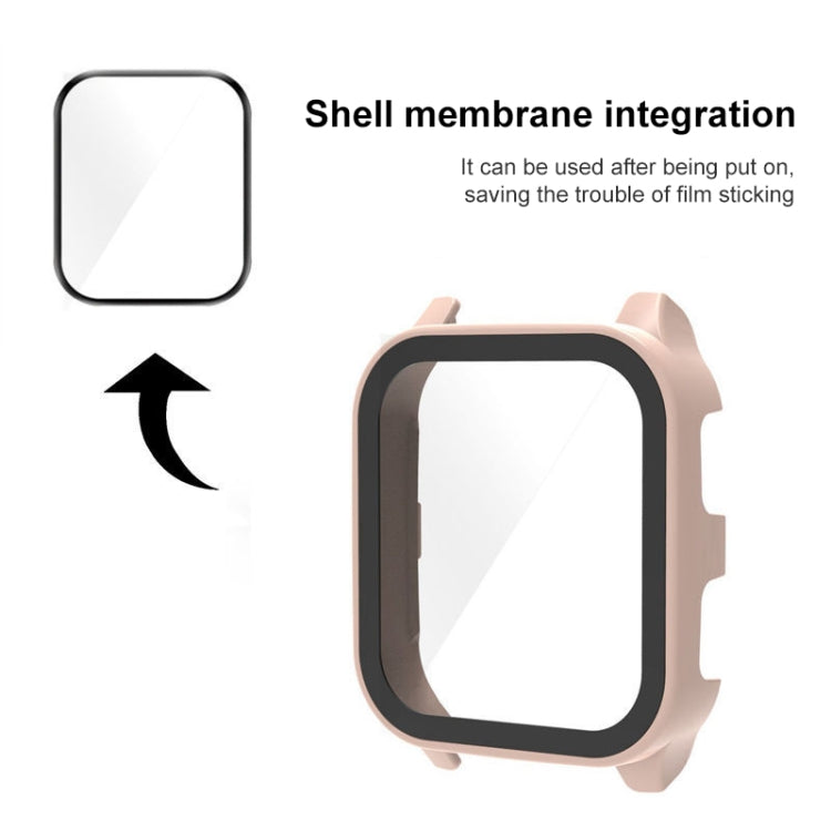 Compatible with Garmin Venu Sq2 PC + 9H Tempered Glass Integrated Protective Watch Case(Ink Blue) - free shipping - PMC TechLife - Order now!